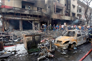 ارتفاع حصيلة تفجير العاصمة العراقية بغداد إلى 119 قتيلا