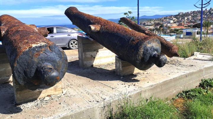 إعادة تثمين 3 مدافع تاريخية بالقالة