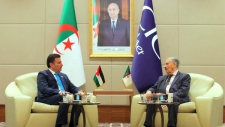 رئيس مجلس الأمة صالح قوجيل- رئيس مجلس النواب الأردني أحمد الصفدي