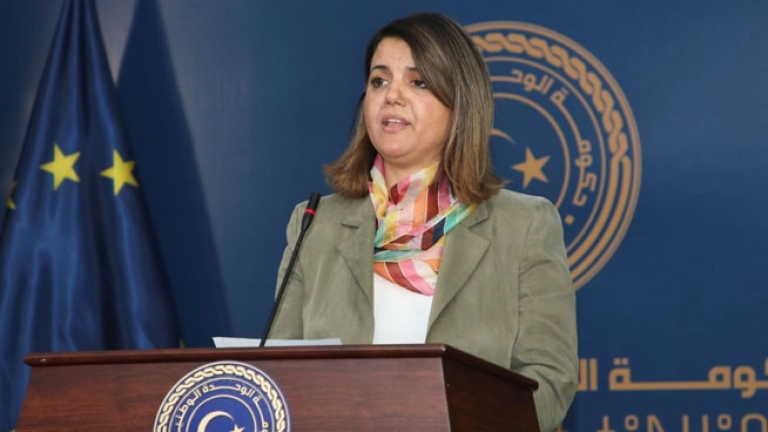 الدبيبة يدافع عن وزيرة خارجيته نجلاء المنقوش