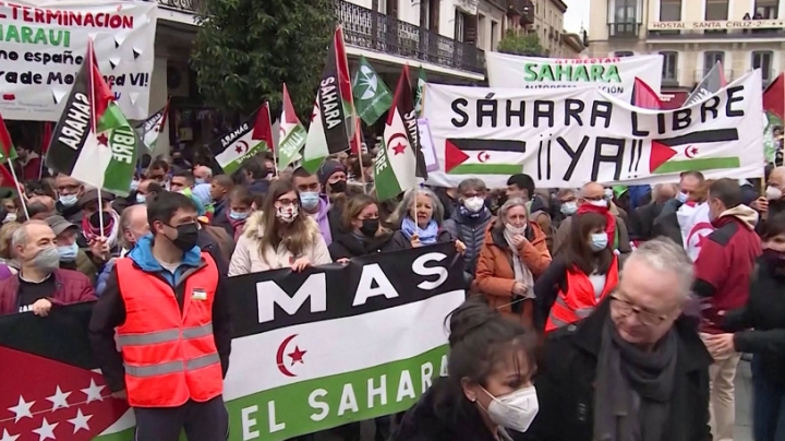 مسيرة حاشدة بالعاصمة الاسبانية دعما للشعب الصحراوي