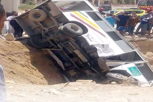 وفاة 07 أشخاص في انقلاب حافلة