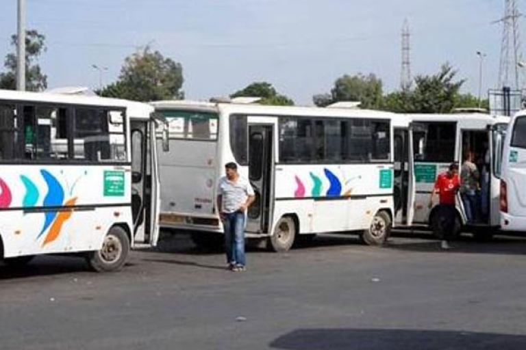 إضراب ناقلي الجهة الغربية لابن عكنون