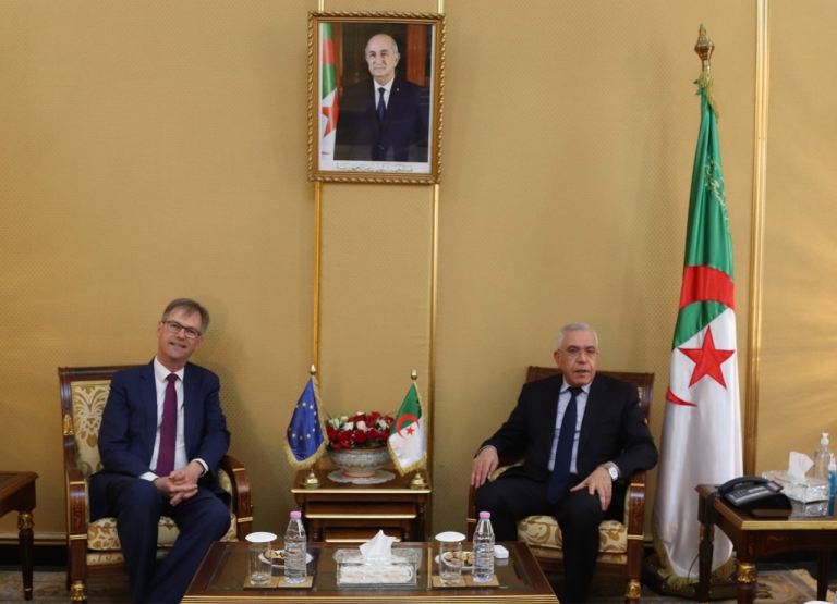 وزير العدل يستقبل رئيس مفوضية الإتحاد الأوروبي بالجزائر