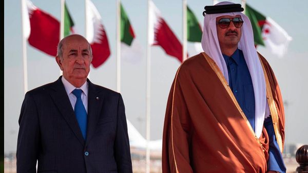 أمير قطر يطمئنّ على الرئيس تبون