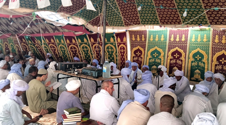 ملتقى روحي تحت خيمة الذكر والصفاء