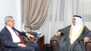 رئيس البرلمان العربي، عادل بن عبد الرحمن العسومي- سفير الجزائر بجمهورية مصر العربية ومندوبها لدى الجامعة الدول العربية، السيد عبدالرحمن شبيرة