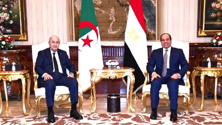 الرئيس تبون يتفق مع نظيره المصري على لقاء يجمعهما