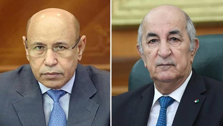 الرئيس تبون يتلقى مكالمة هاتفية من نظيره الموريتاني