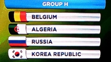 الجزائر في مجموعة بلجيكا، روسيا وكوريا الجنوبية