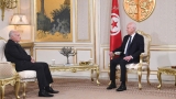  رئيس الجمهورية  التونسية السيد  قيس سعيّد - وزير الدولة، وزير الشؤون الخارجية والجالية الوطنية بالخارج والشؤون الإفريقية، السيد أحمد عطاف 