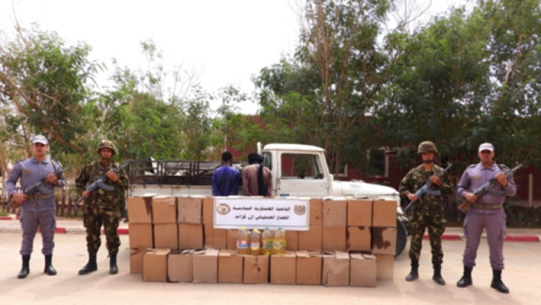 إحباط محاولة إدخال 15 قنطارا من المخدرات عبر الحدود مع المغرب