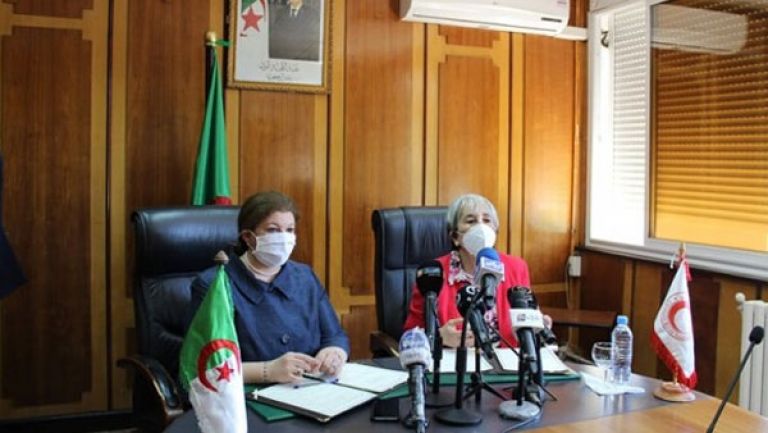 اتفاقية إطار بين وزارة التكوين المهني والهلال الأحمر الجزائري
