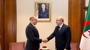  الوزير الأول، السيد أيمن بن عبد الرحمان-رئيس المحكمة الاتحادية العليا لجمهورية العراق، السيد جاسم محمد عبود