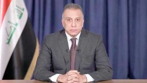 الوزير الأول العراقي مصطفى الكاظمي