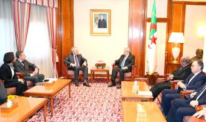 أويحيى يستقبل نائب الوزير الأول البلجيكي