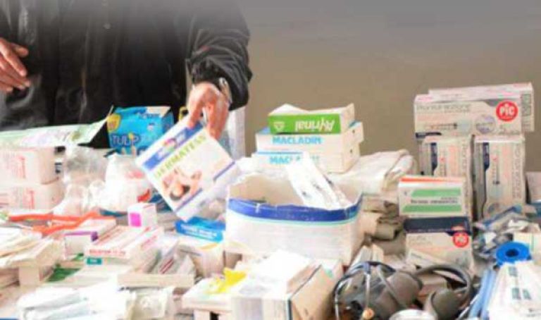 مساعدات مادية للمصالح الطبيبة