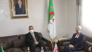 سعادة سفيرة المملكة المتحدة بالجزائر، شارون ووردل-والي قسنطينة السيد مسعود جاري