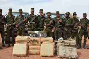 الجيش الصحراوي يلقي القبض على مغاربة  من مهربي المخدرات
