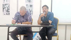 الرسام وكاتب الشريط المرسوم بن يوسف عباس كبير