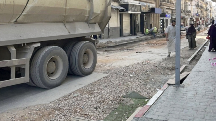 انطلاق عملية تعبيد شارع &quot;العربي التبسي&quot;