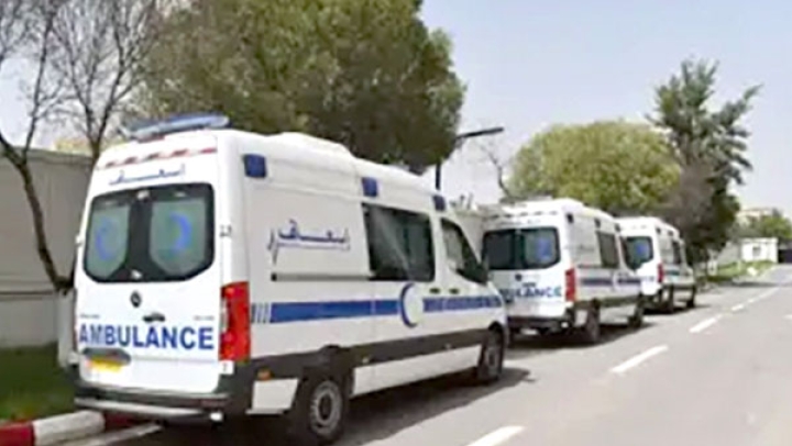 توزيع 7 سيارات إسعاف على المؤسسات الاستشفائية