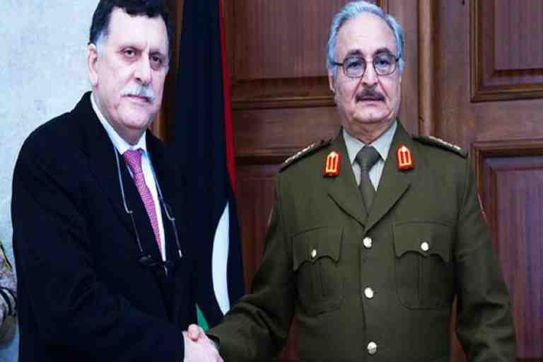حفتر والسراج يتفقان حول عديد القضايا الخلافية