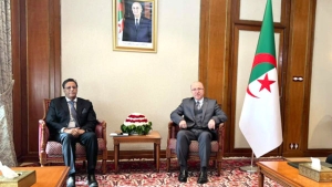  الوزير الأول، أيمن بن عبد الرحمان-ودادي ولد سيدي هيبة، سفير موريتانيا بالجزائر