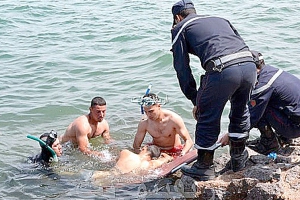 العثور على جثتي غريقين