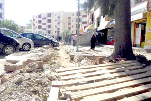 المطلوب تسريع وتيرة أشغال ترميم الأرصفة