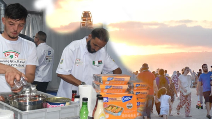 مهرجان "البيتزا" على الشاطئ يجلب الزوار من كلّ مكان