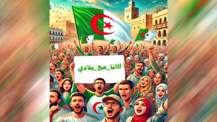 الجزائريون بصوت واحد.. "أنا مع بلادي"