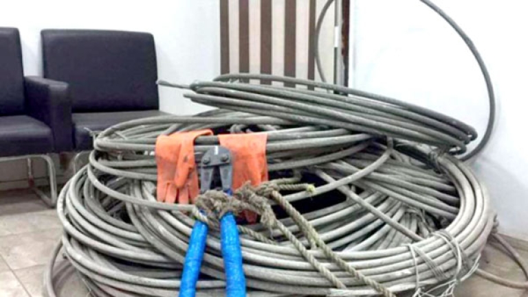 سرقة 22737 كلم من كوابل الكهرباء النحاسية