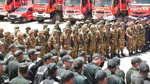 مناورة افتراضية تحاكي تسجيل عدة بؤر لحرائق غابية