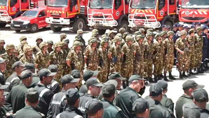 مناورة افتراضية تحاكي تسجيل عدة بؤر لحرائق غابية