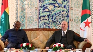 رئيس جمهورية غينيا بيساو، السيد عومارو سيسوكو أومبالو-الوزير الأول، السيد أيمن بن عبد الرحمان