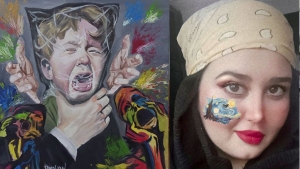 الرسامة دنيازاد قروي