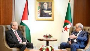  الوزير الأول، نذير العرباوي-رئيس الوزراء وزير الخارجية والمغتربين الفلسطيني، السيد محمد مصطفى