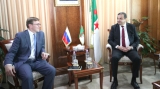 وزير الدولة، وزير الطاقة والمناجم والطاقات المتجددة، محمد عرقاب - نائب وزير الطاقة الروسي، رومان مارشافين
