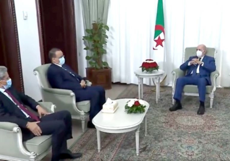الرئيس تبون يستقبل وزير الخارجية الموريتاني