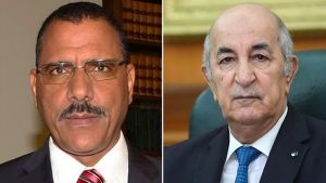 رئيس الجمهورية، السيد عبد المجيد تبون - رئيس جمهورية النيجر السيد محمد بازوم