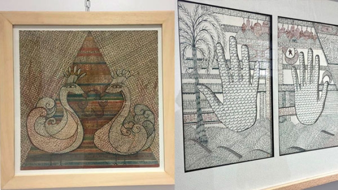 رسومات وحروف من نبع الصوفية