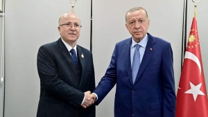       رئيس جمهورية تركيا، السيد رجب طيب أردوغان- الوزير الأول، أيمن بن عبد الرحمان
