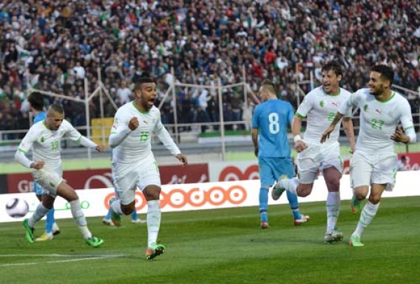 الجزائر تفوز على سلوفينيا (2 -0)