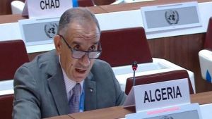 ممثل الجزائر الدائم لدى الأمم المتحدة بجنيف، السفير لزهر سوالم