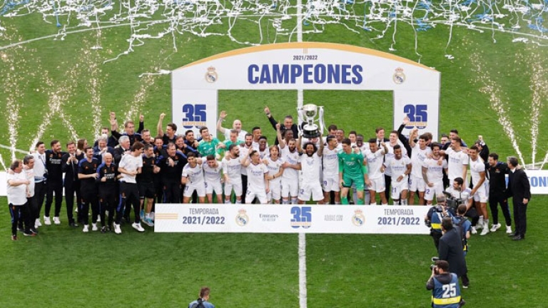 نادي ريال مدريد يتوَّج باللقب 14 في تاريخه