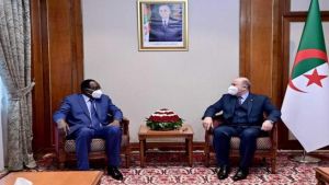 الوزير الأول، وزير المالية، السيد أيمن بن عبد الرحمان- وزير الداخلية واللامركزية لجمهورية النيجر، السيد ألكاش ألهادا