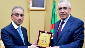 وزير العدل حافظ الأختام، عبد الرشيد طبي - نائب وزير العدل التركي، حسن يلماز