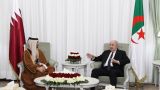 ئيس الجمهورية، السيد عبد المجيد تبون - سمو الشيخ جاسم بن حمد آل ثاني، الممثل الشخصي لأمير دولة قطر