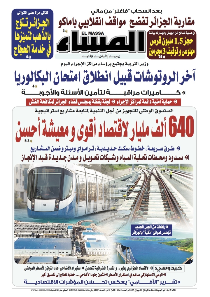 العدد 8645